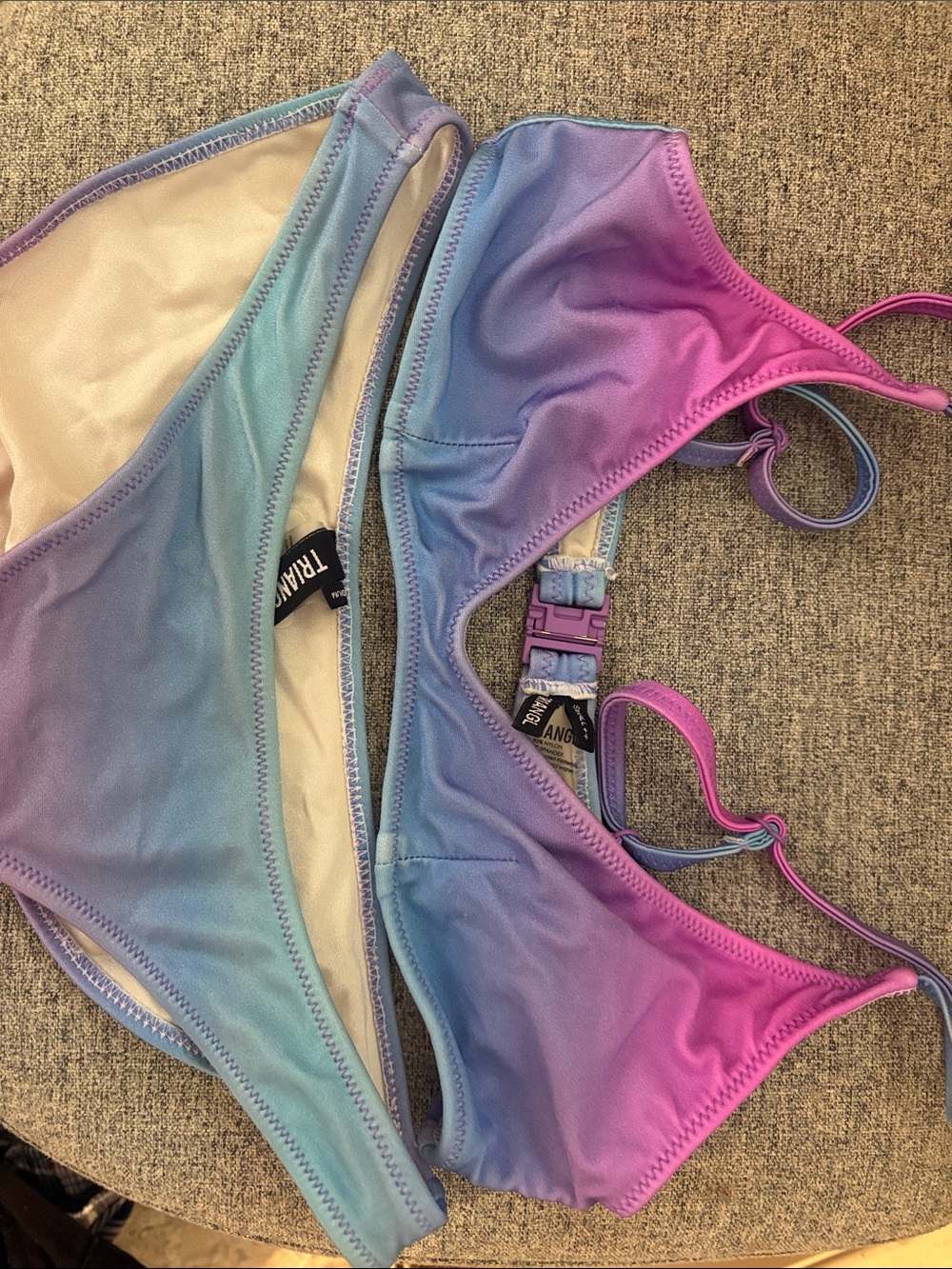 Triangl swimwear ombré bikini set